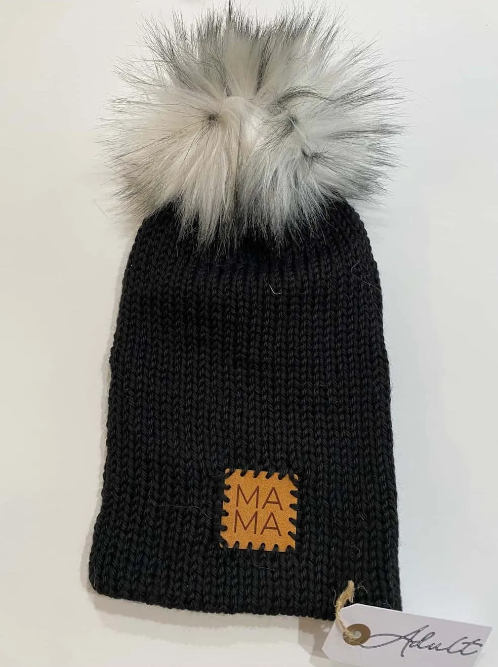 Knitted Toque,Beanie (Black)