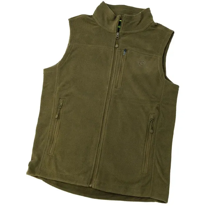 KORDA Fleece Gilet | Olive