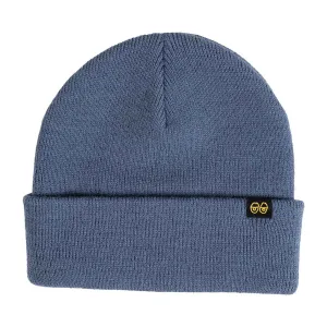 Krooked - Eyes Clip Cuff Beanie Blue/Gold