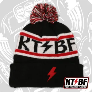 KTBF "Lightning" Pom Stocking Hat