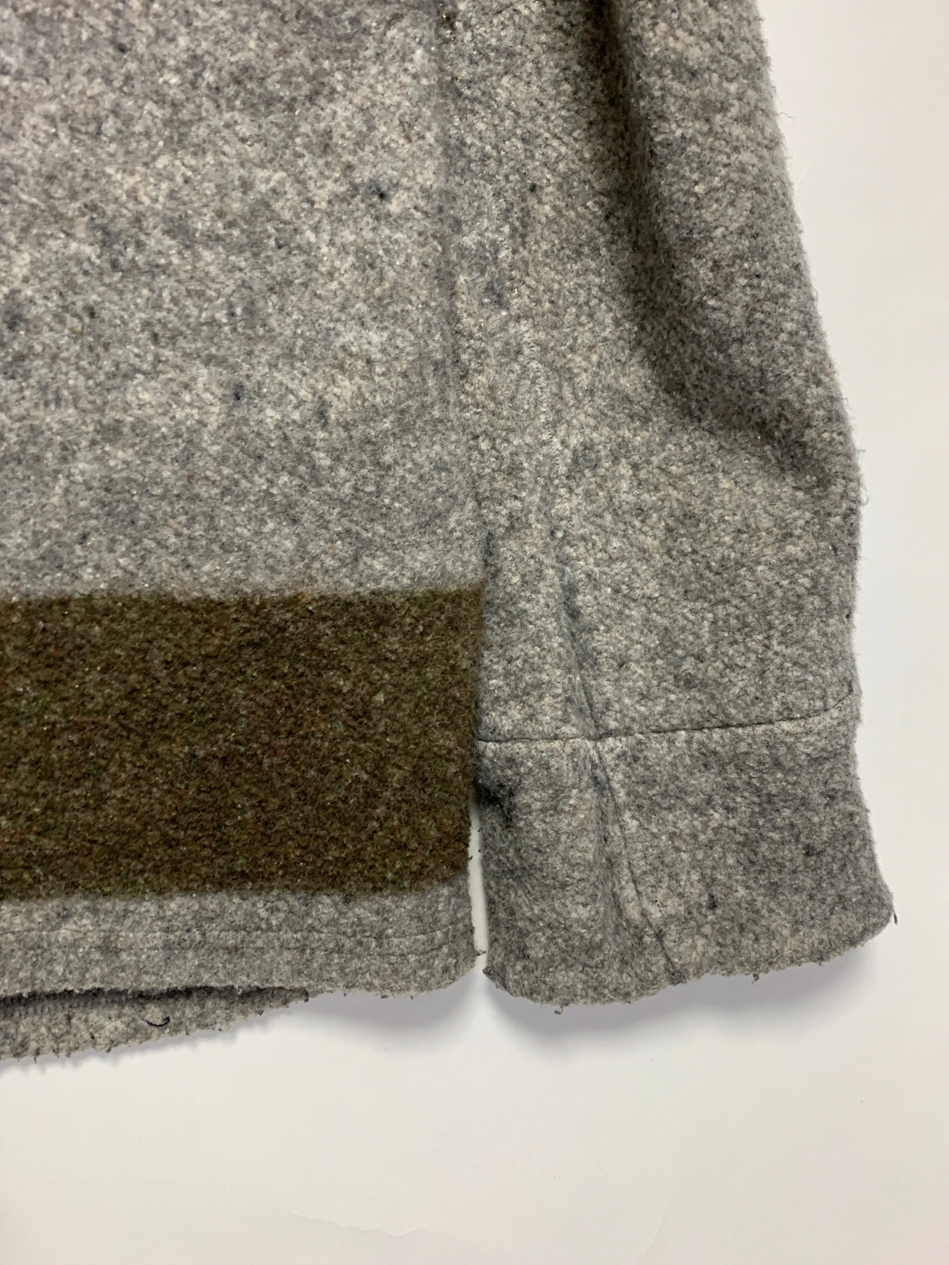 [L] Kapital Fleece Pea Coat Grey