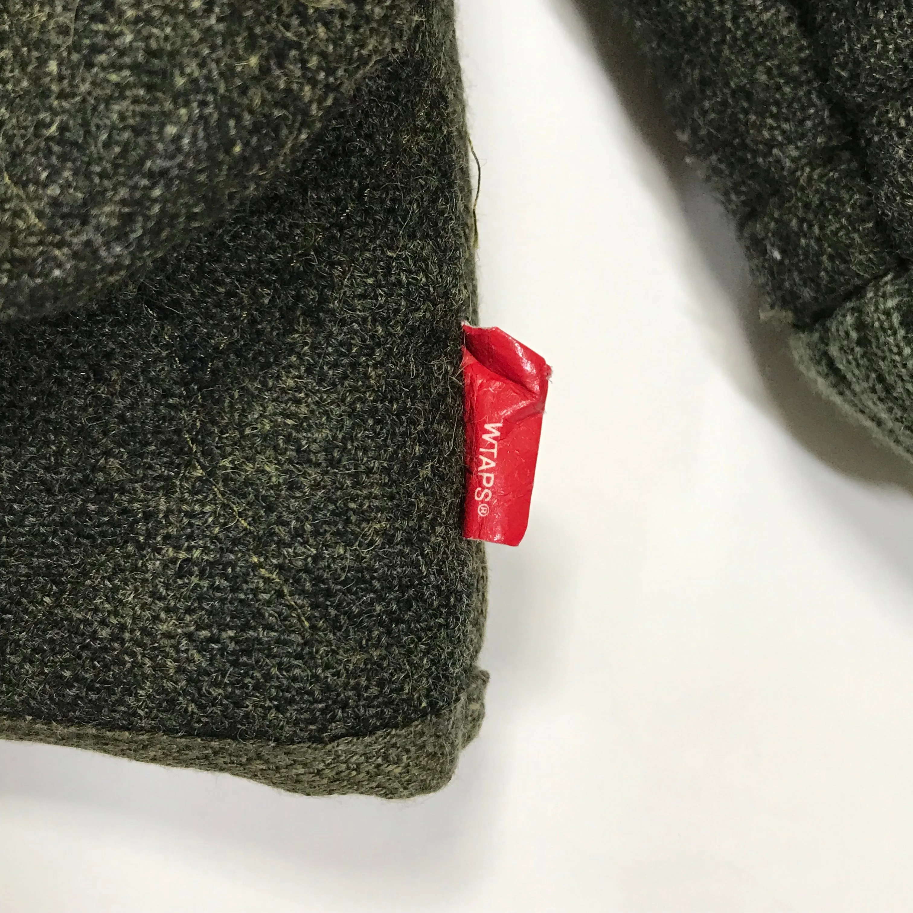 [L] WTAPS 07AW Hunted Gore Windstopper Wool Jacket Green