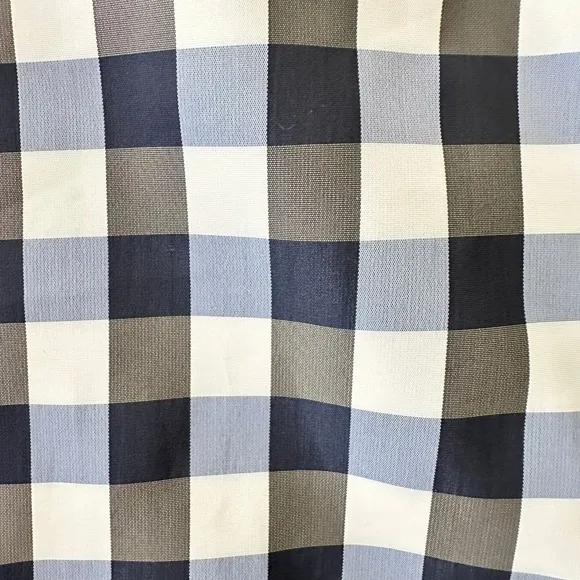 Laundry by Shelli Segal Trench Coat Belted Plaid Lightweight Large NWOT Spring
