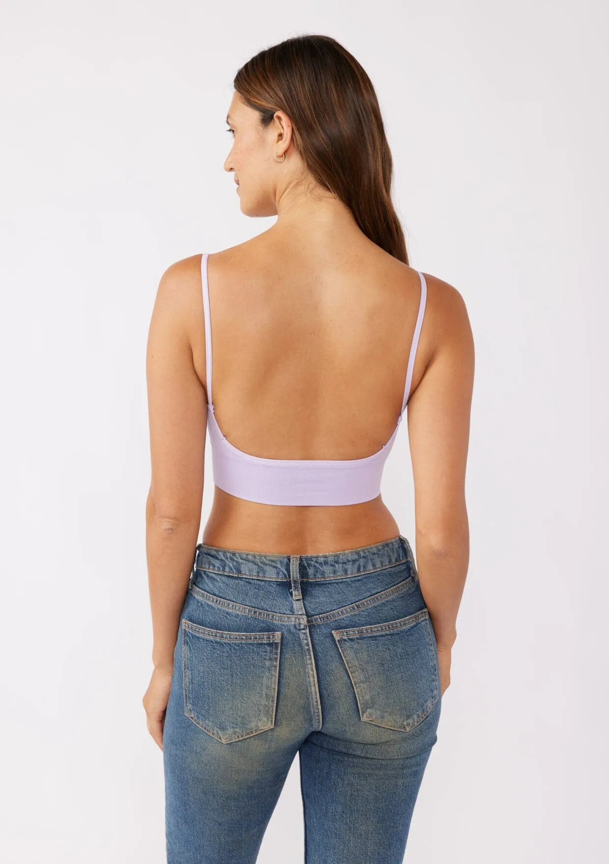 Leto Accessories Low Back Bralette
