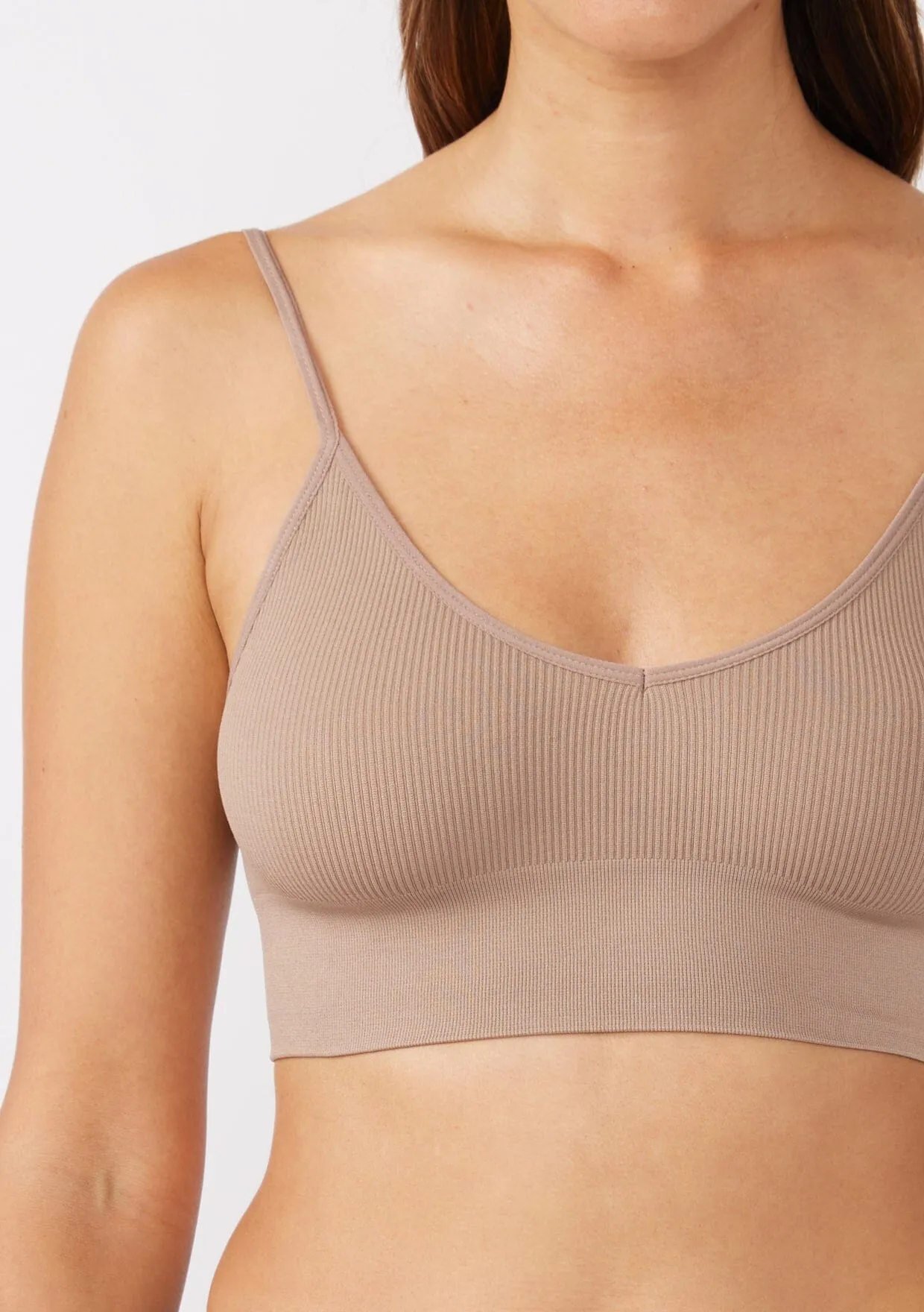 Leto Accessories Low Back Bralette