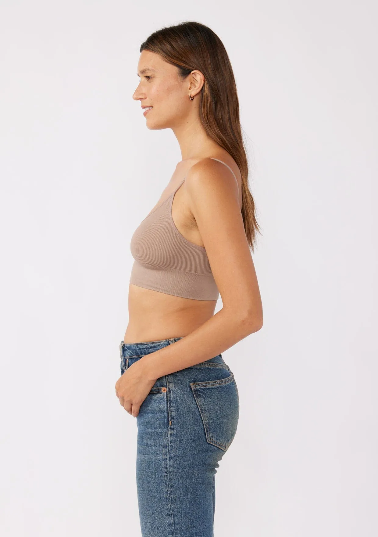 Leto Accessories Low Back Bralette