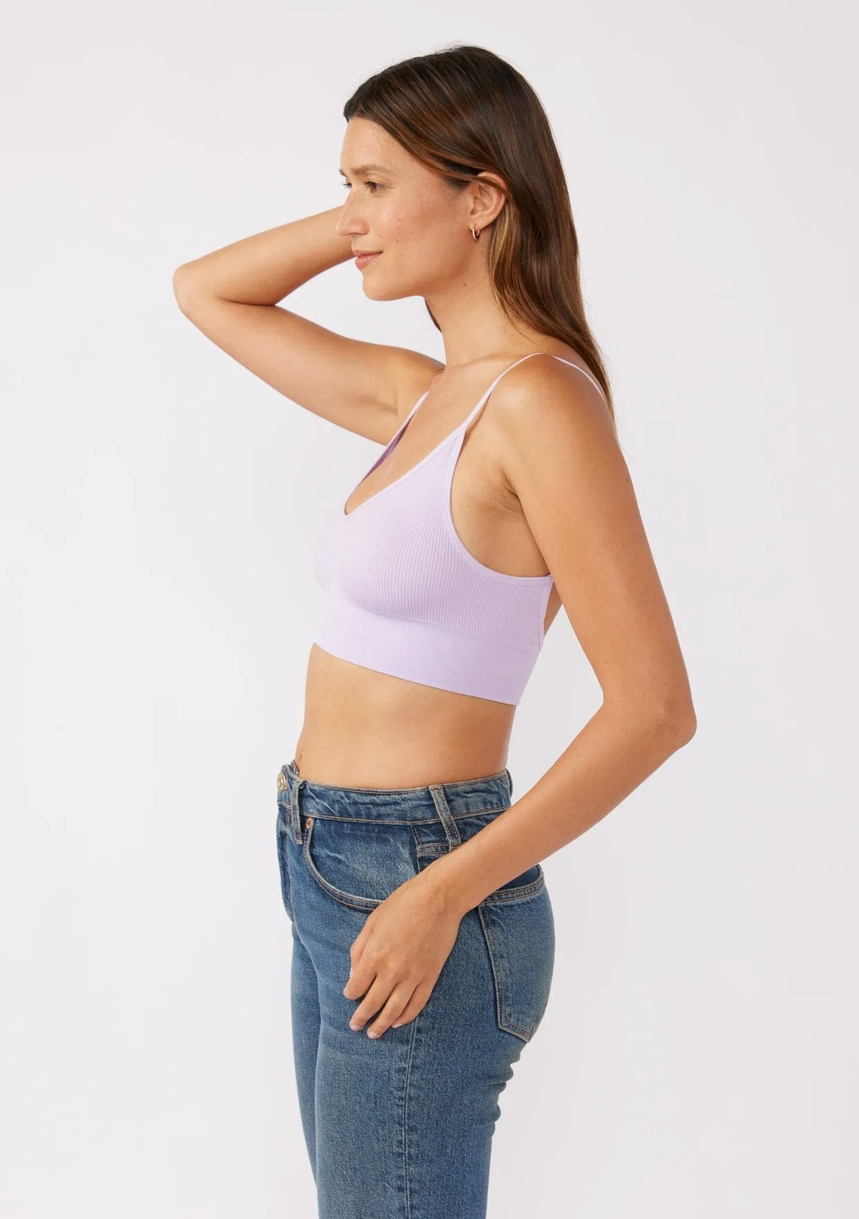 Leto Accessories Low Back Bralette