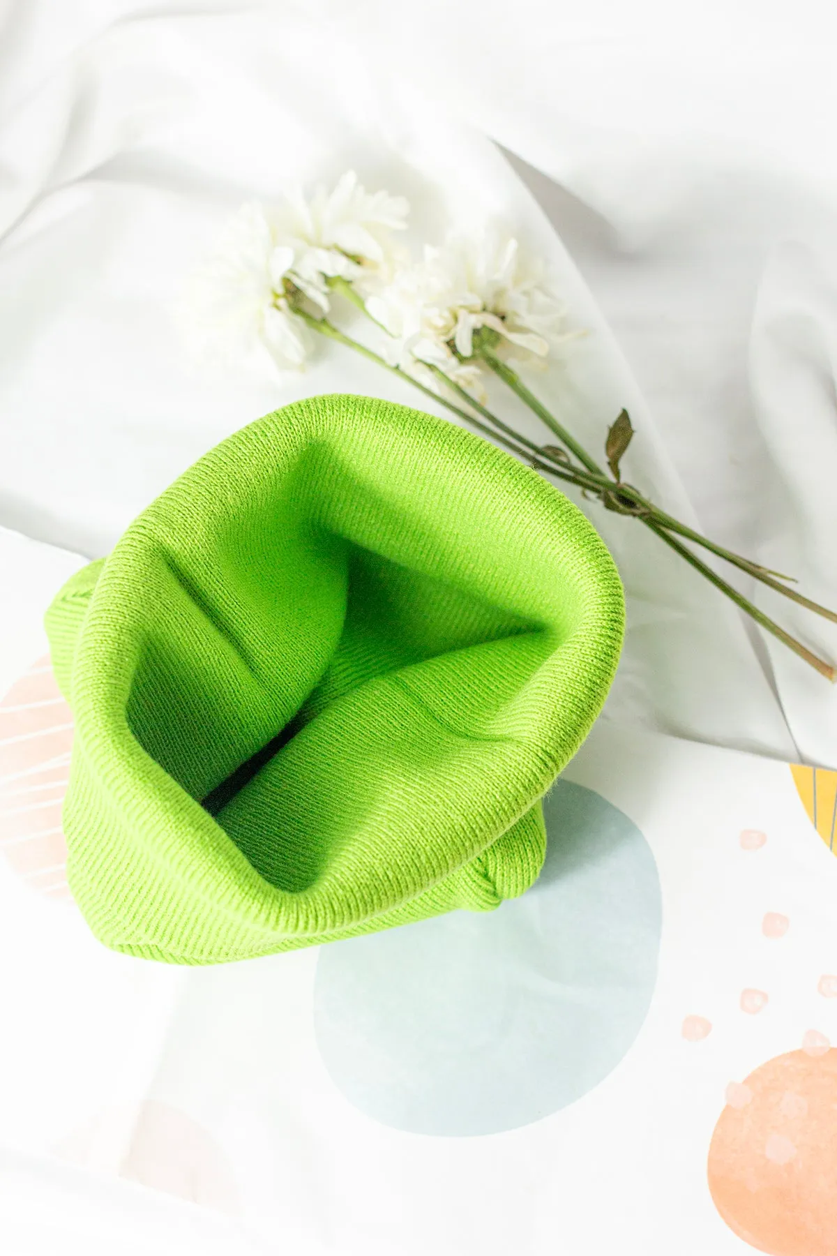 Lime Green Beanie Hat