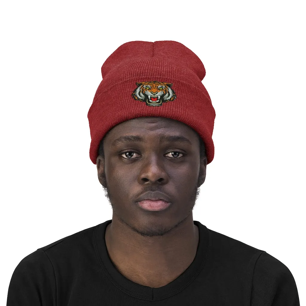 Lion head Beanie, Custom Beanie, Graphic Beanie, Lion Beanie
