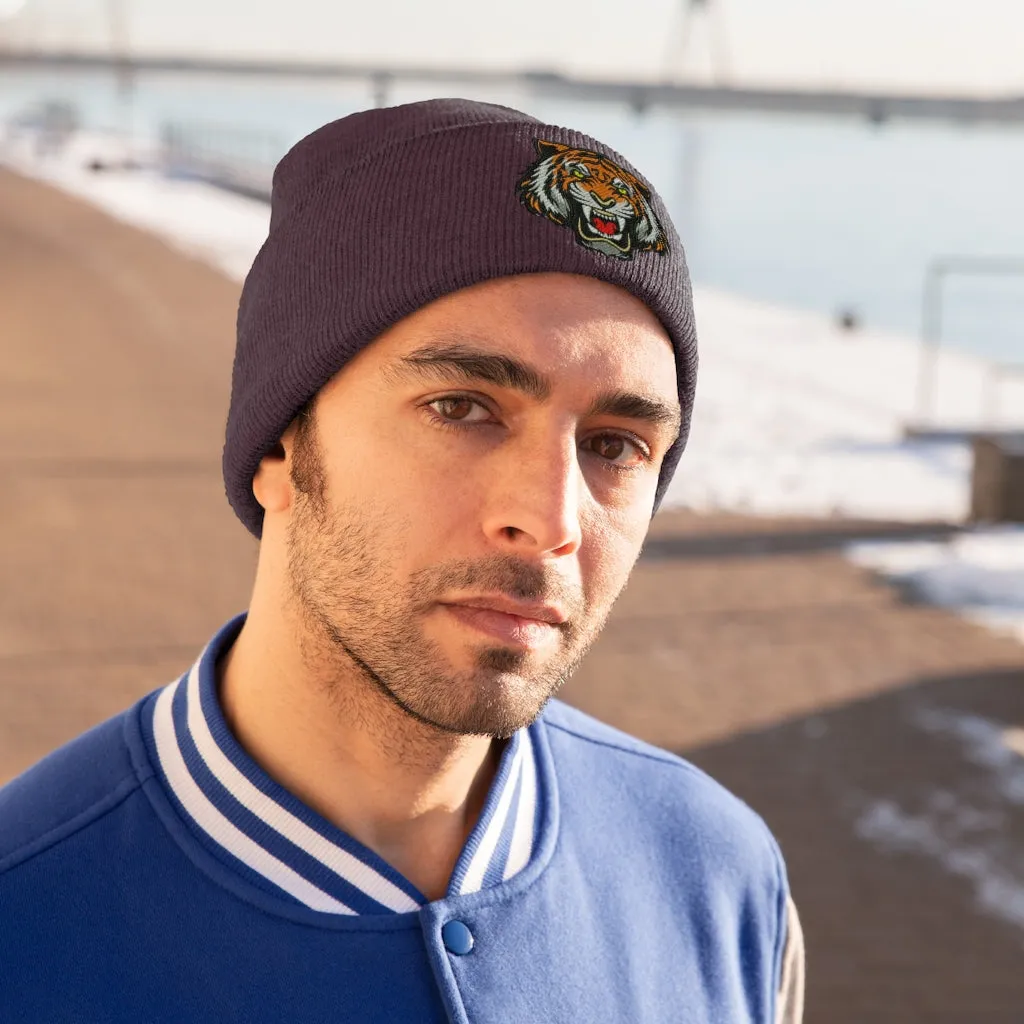 Lion head Beanie, Custom Beanie, Graphic Beanie, Lion Beanie