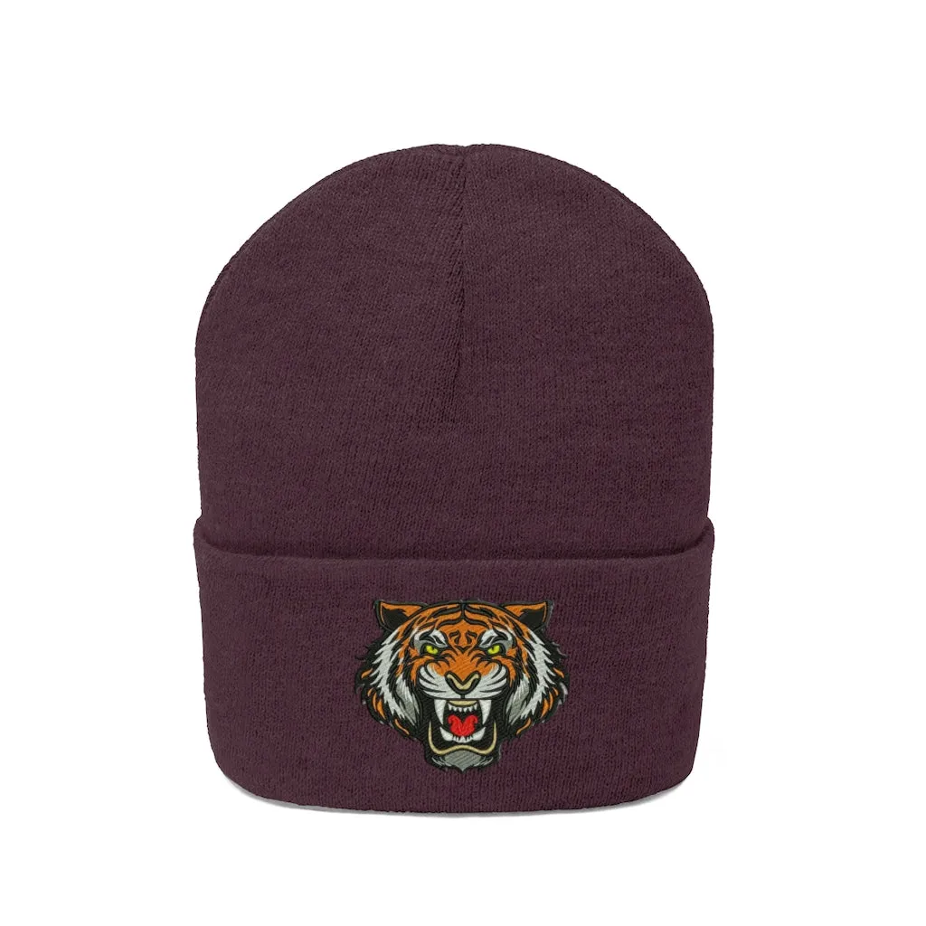 Lion head Beanie, Custom Beanie, Graphic Beanie, Lion Beanie