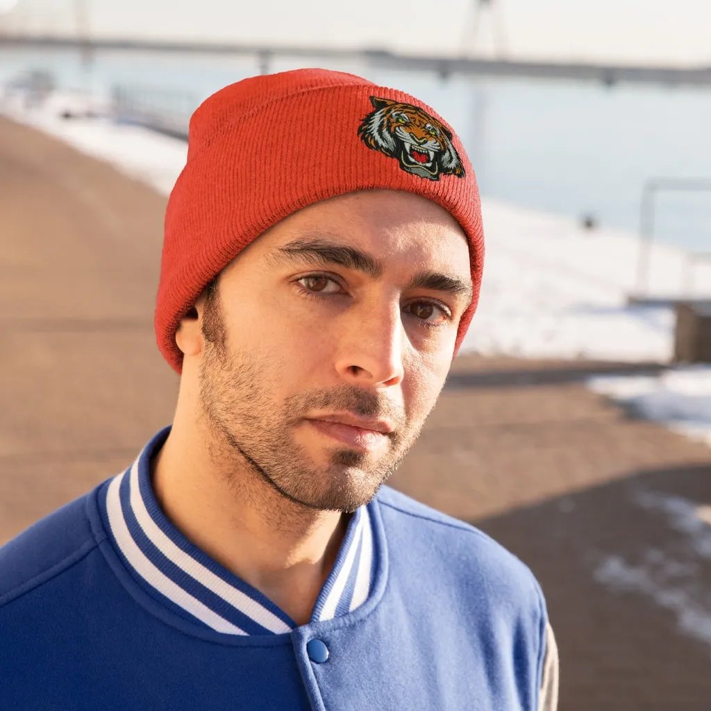 Lion head Beanie, Custom Beanie, Graphic Beanie, Lion Beanie