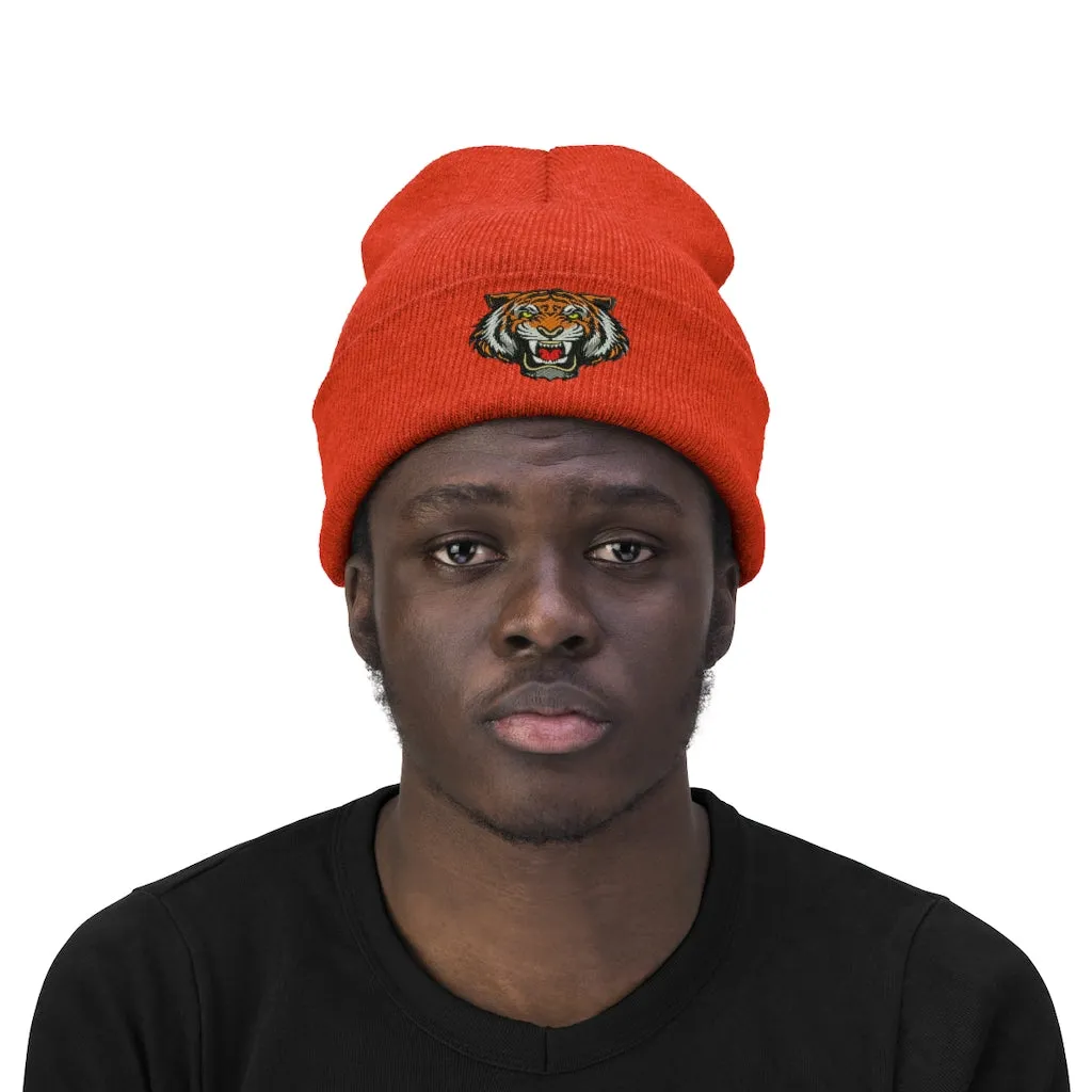 Lion head Beanie, Custom Beanie, Graphic Beanie, Lion Beanie