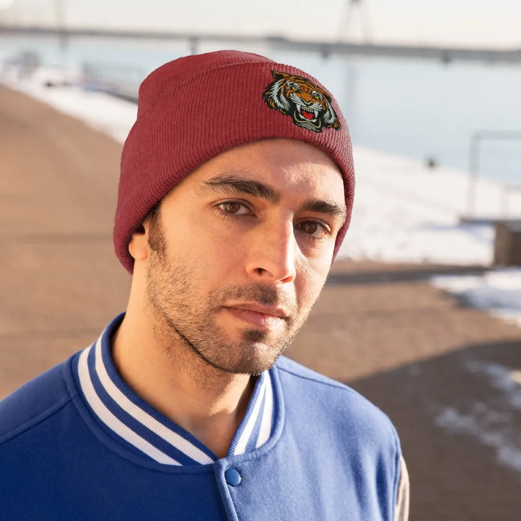 Lion head Beanie, Custom Beanie, Graphic Beanie, Lion Beanie