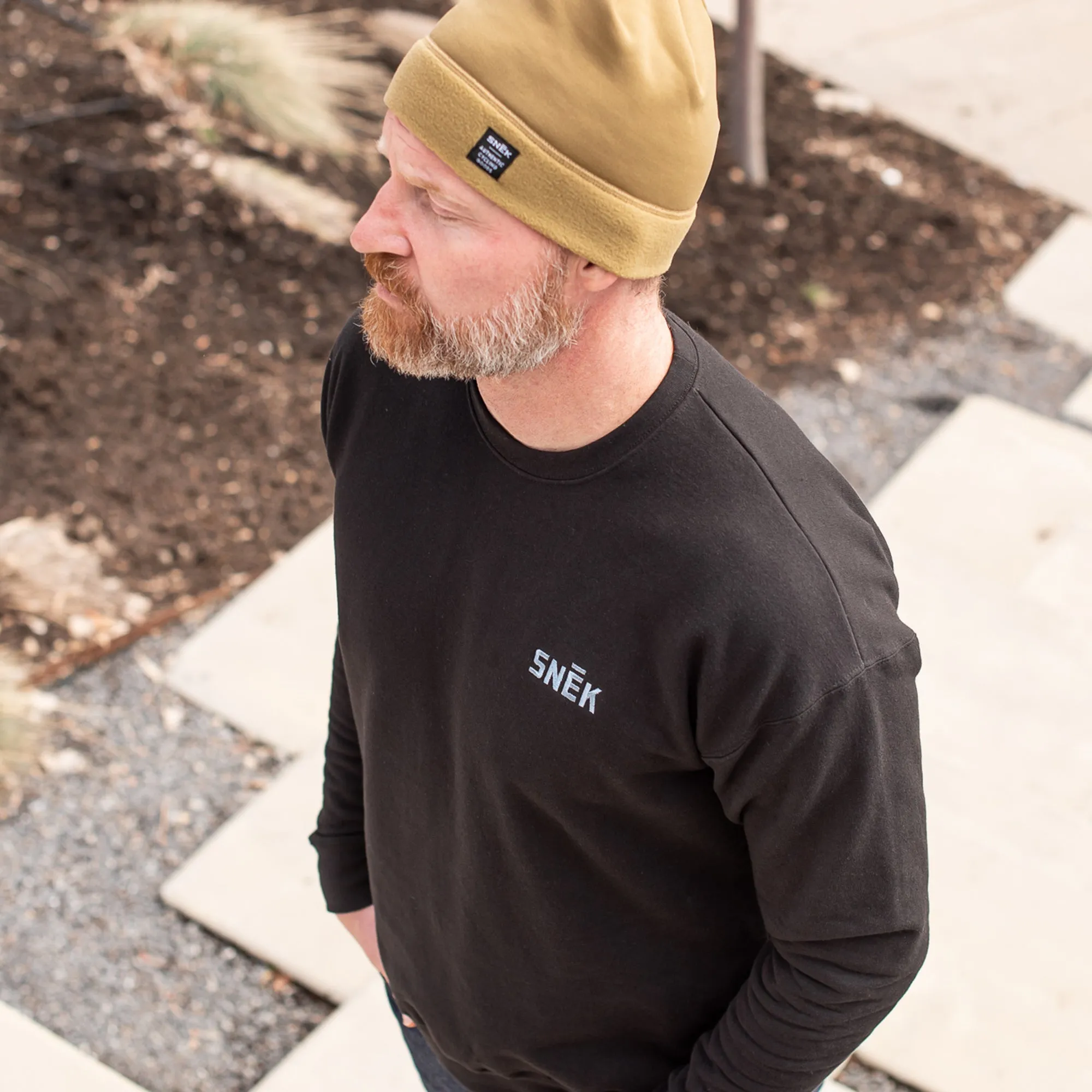 Logo Crewneck Fleece Sweatshirt