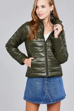 Long Sleeve Quilted Padding Jacket