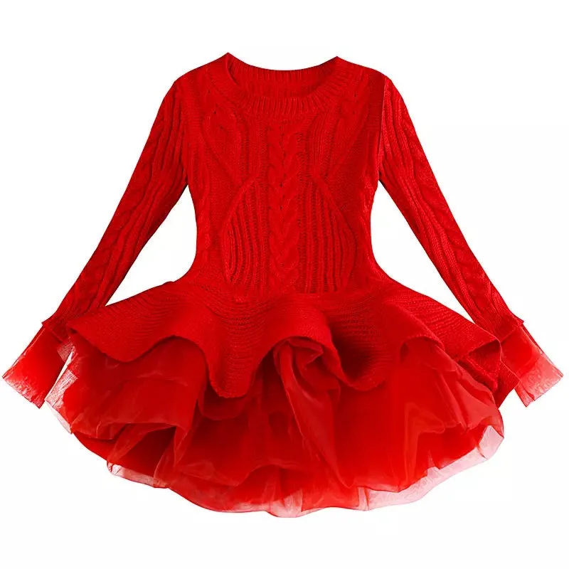 Long Slv Sweater Dress