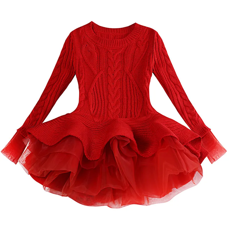 Long Slv Sweater Dress