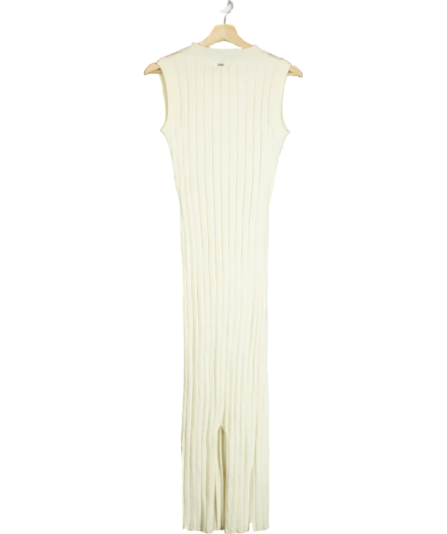 Lounge Underwear Cream Knitted Maxi Dress UK XS