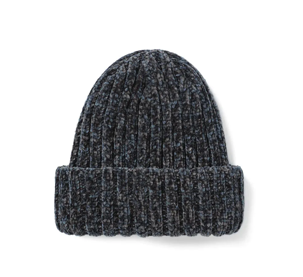 Low Gauge Velvet Knit Beanie