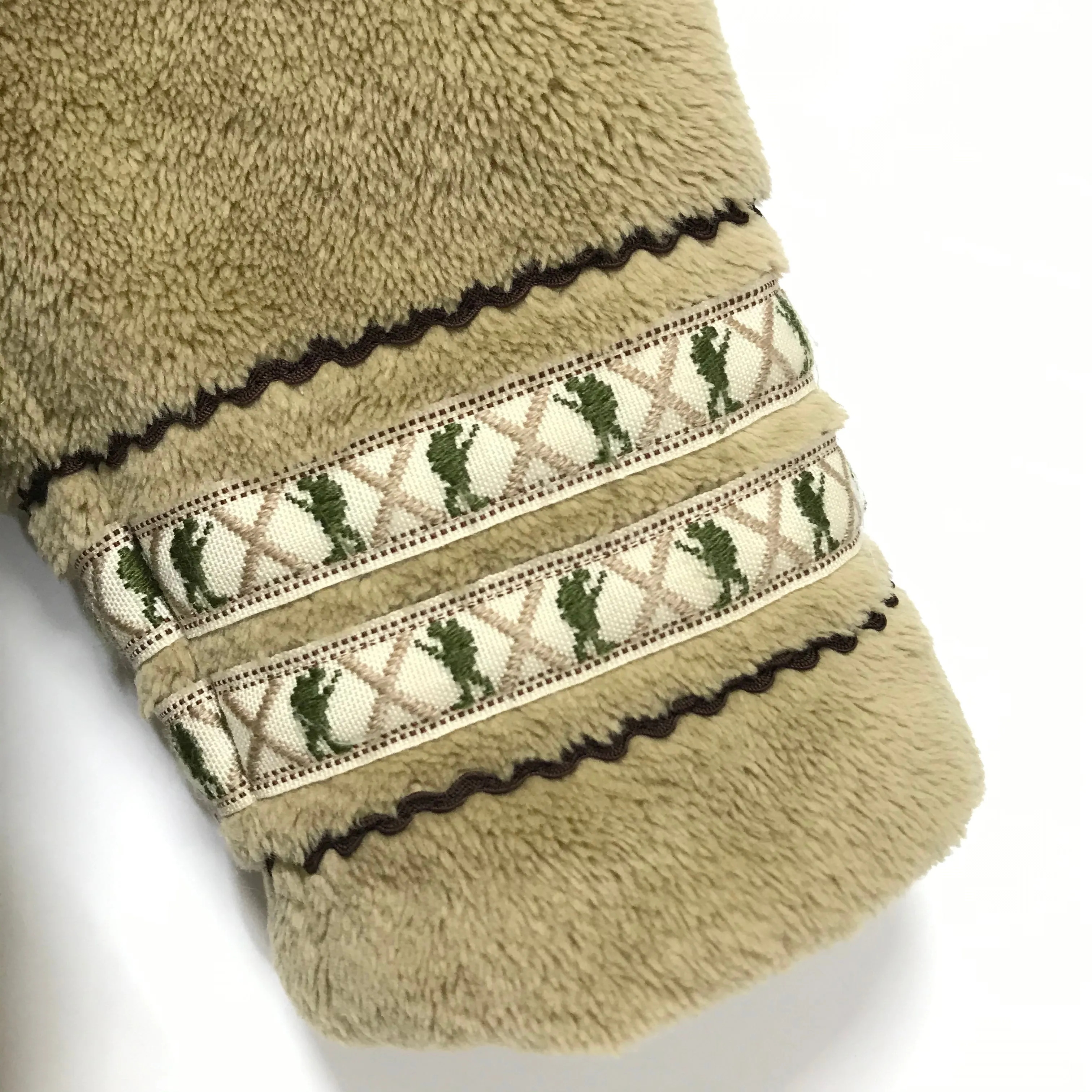 [M] A Bathing Ape Bape Foot Soldier Fleece Eskimo Jacket Beige