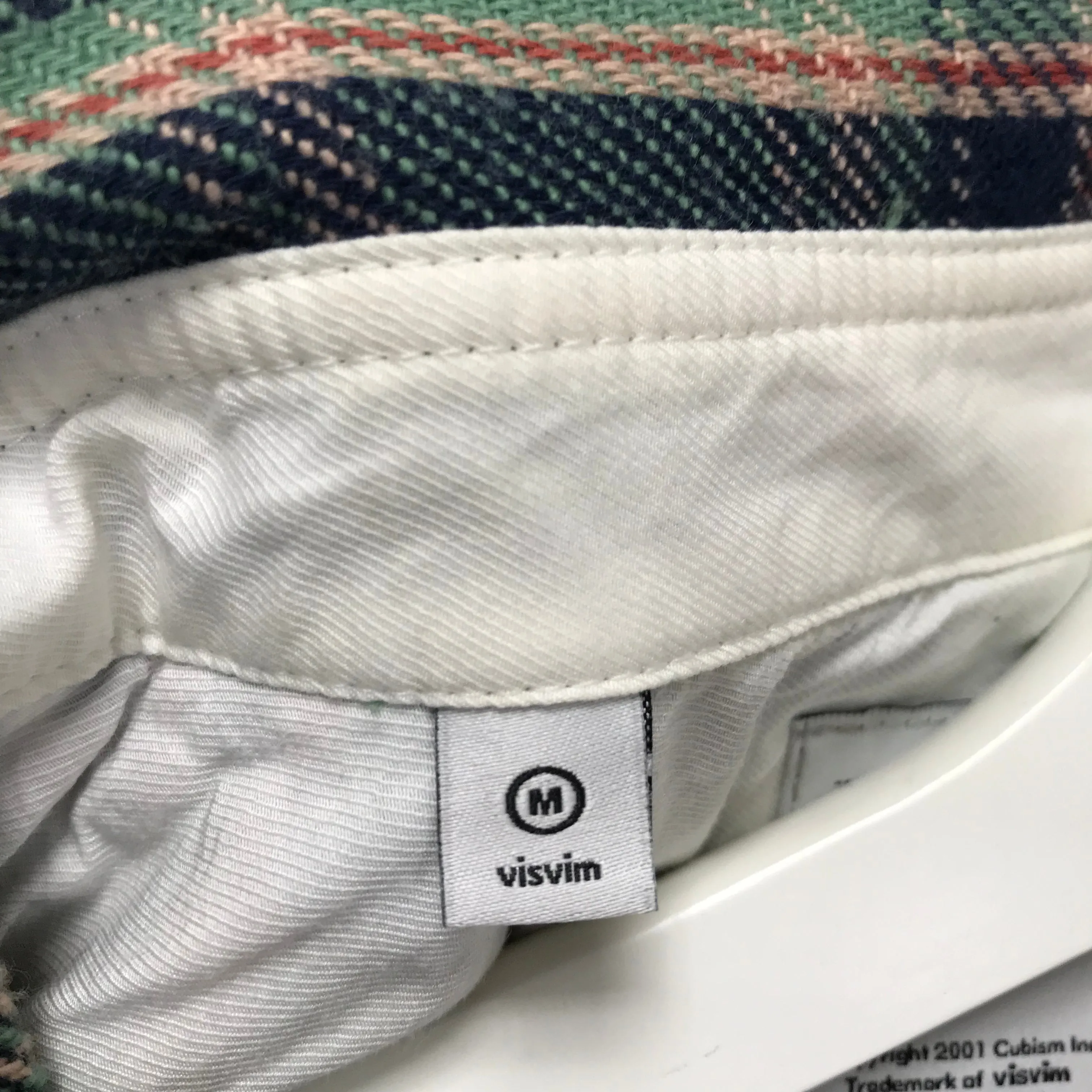 [M] Visvim 10AW Black Elk Flannel Shirt L/S Green