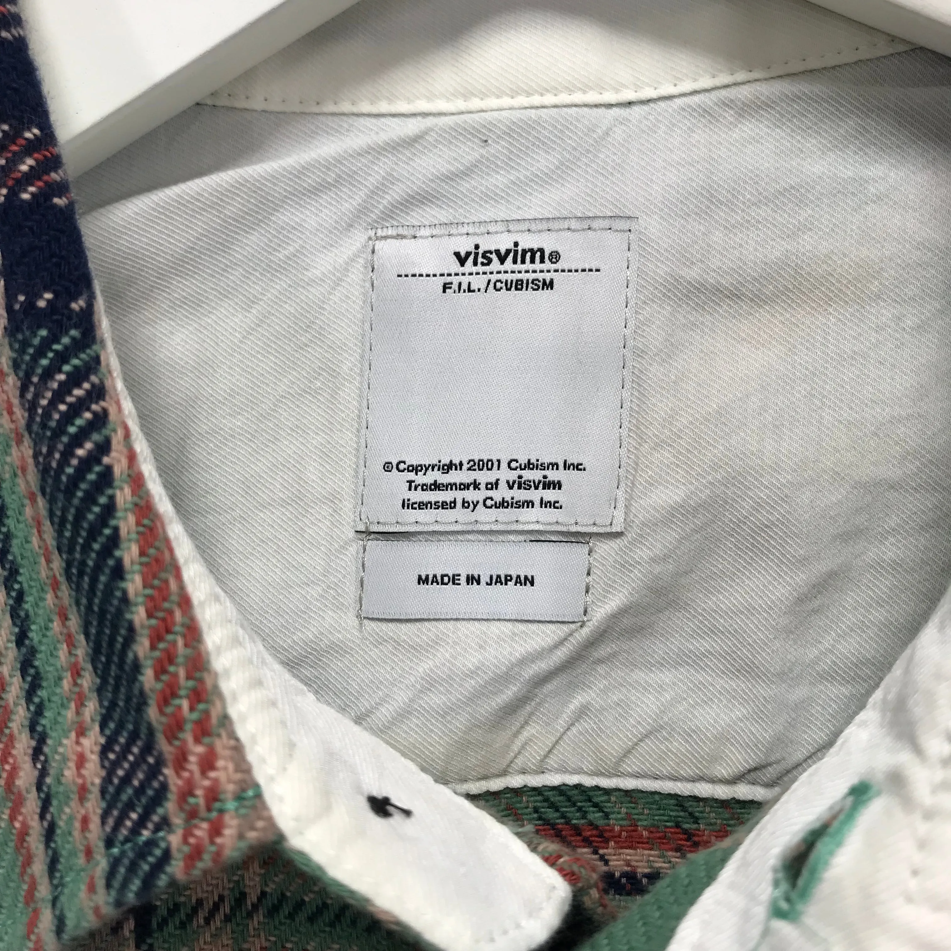 [M] Visvim 10AW Black Elk Flannel Shirt L/S Green