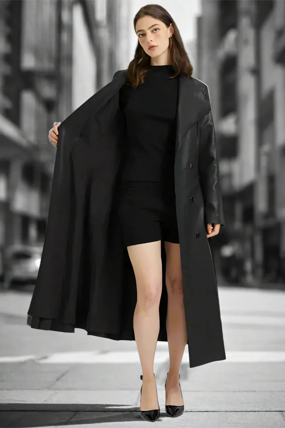 Matrix Luxe Trench Coat