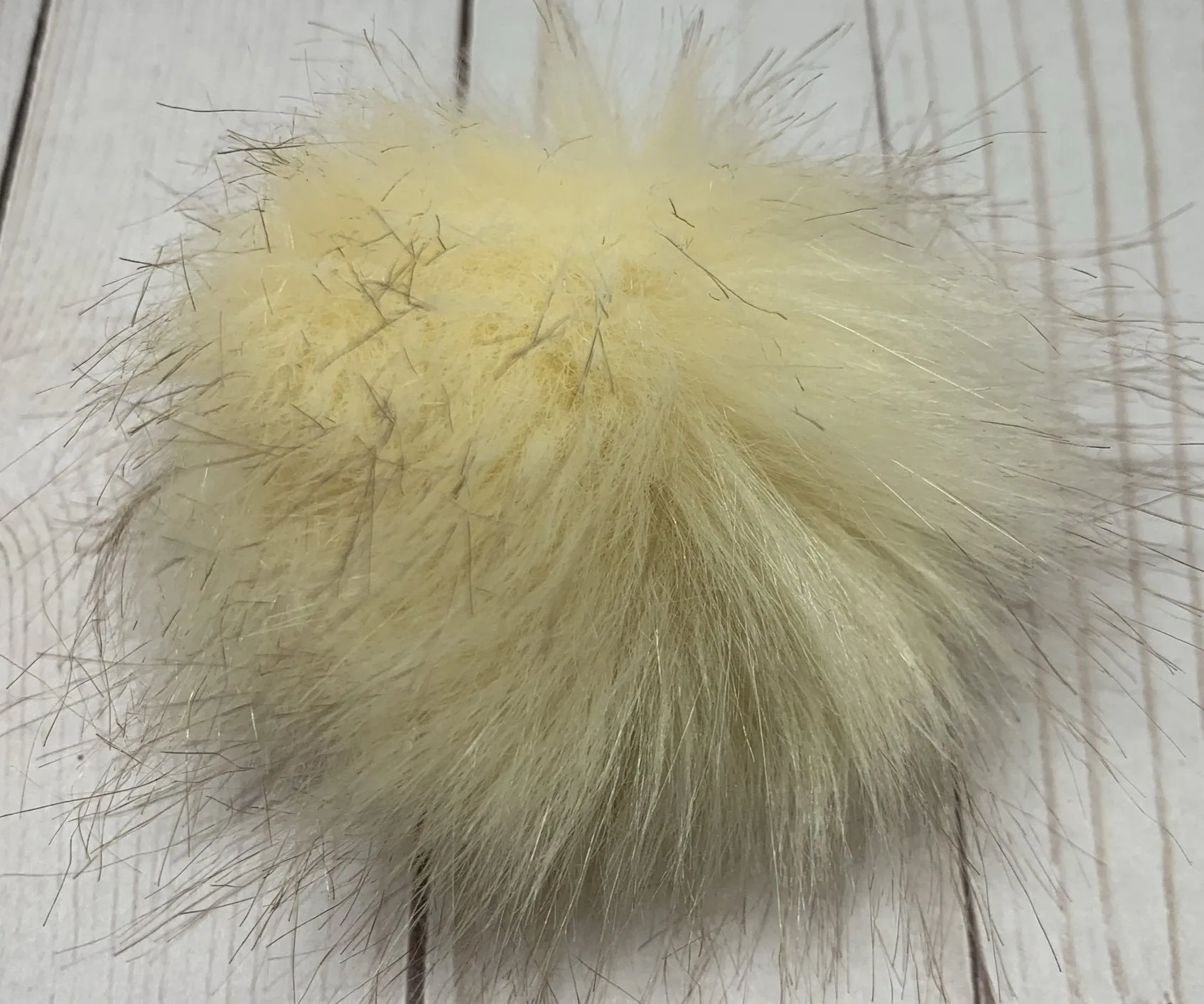 Medium Faux Fur Snap On Pom Poms