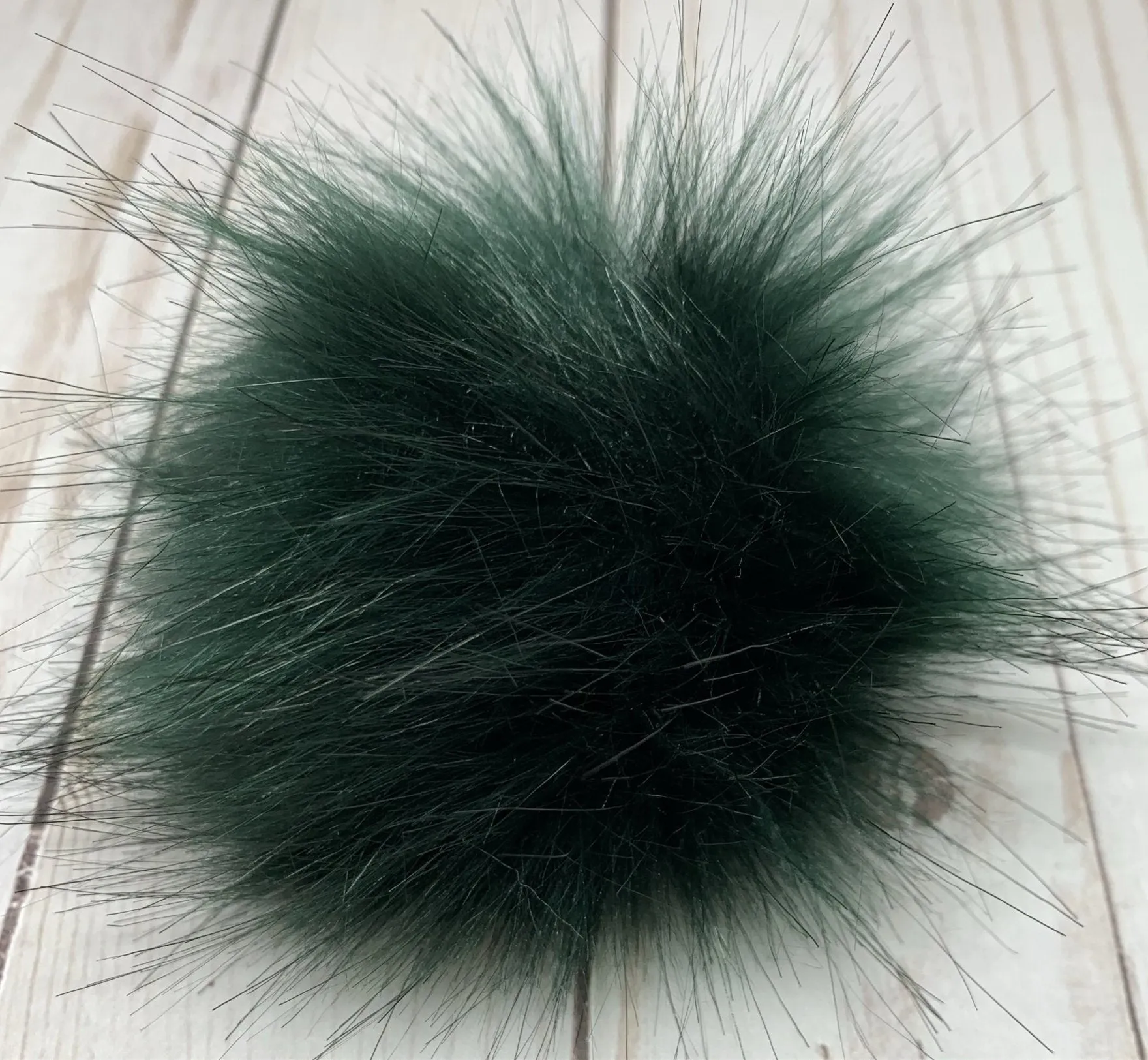 Medium Faux Fur Snap On Pom Poms