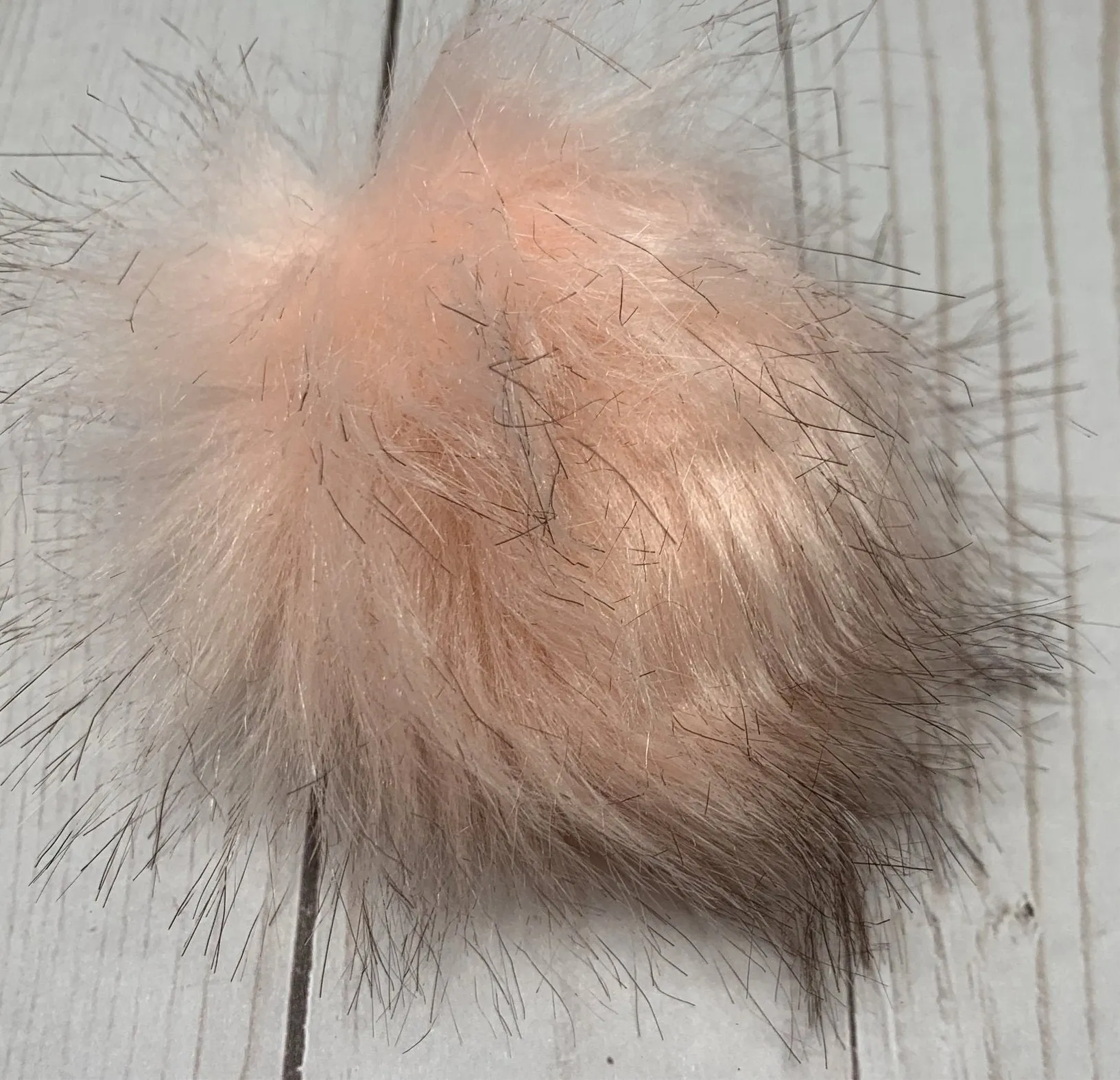 Medium Faux Fur Snap On Pom Poms