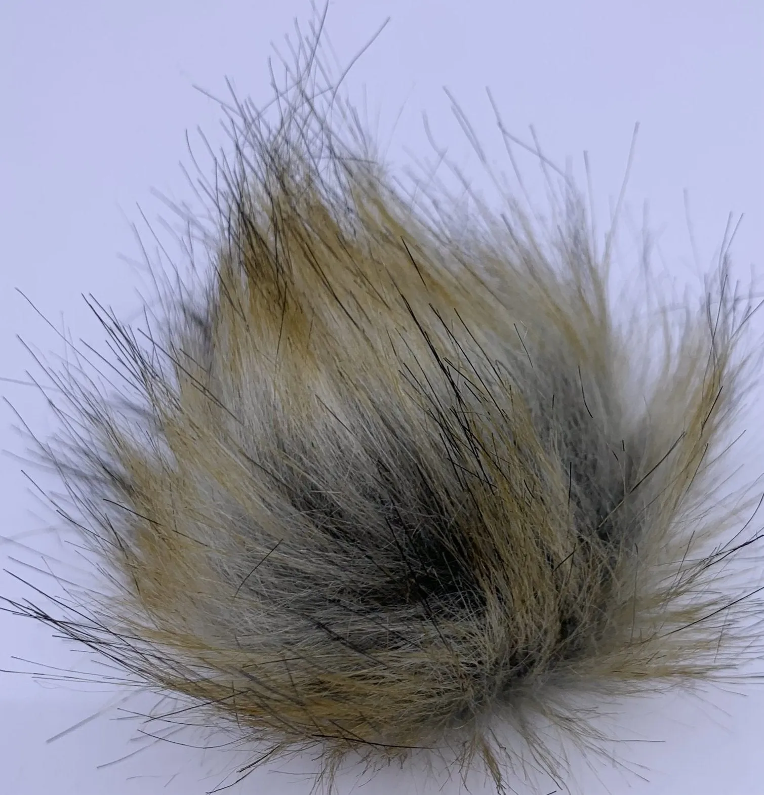 Medium Faux Fur Snap On Pom Poms