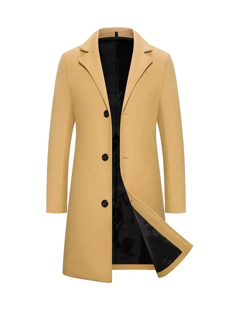 Men's Classic Trench Coat for Fall and Winter – Adrian