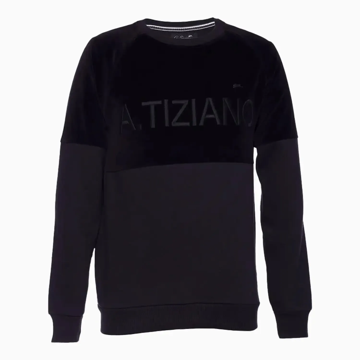 Men's Francisco Velour Fleece Knit Crew Neck Sweatshirt