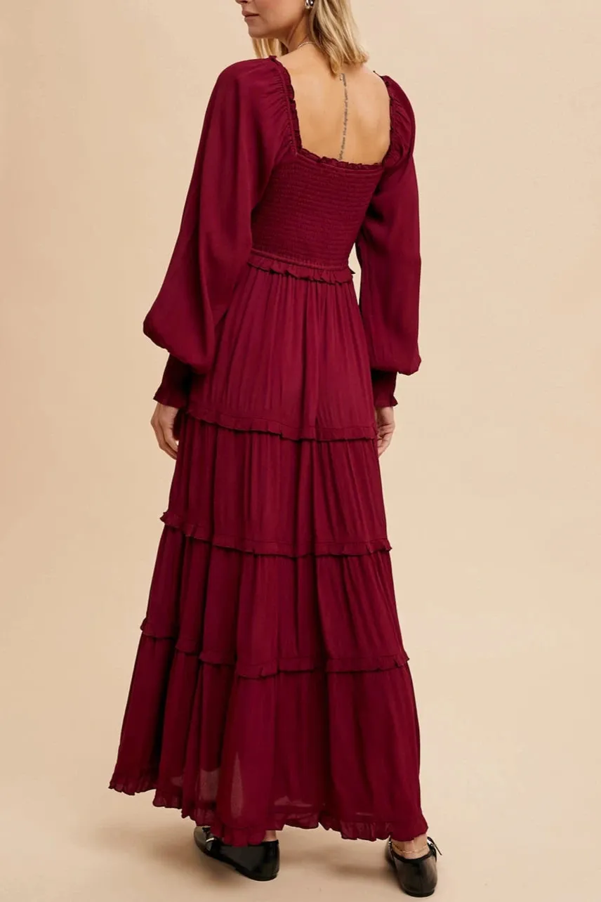 Merlot Peasant Maxi
