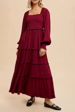 Merlot Peasant Maxi