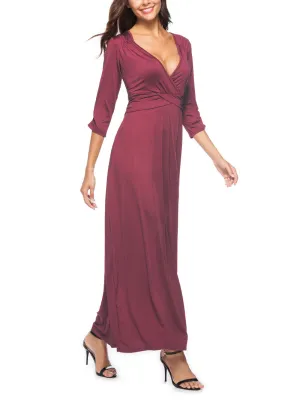 Milk Silk Stitching Nightclub Large Size Dress
