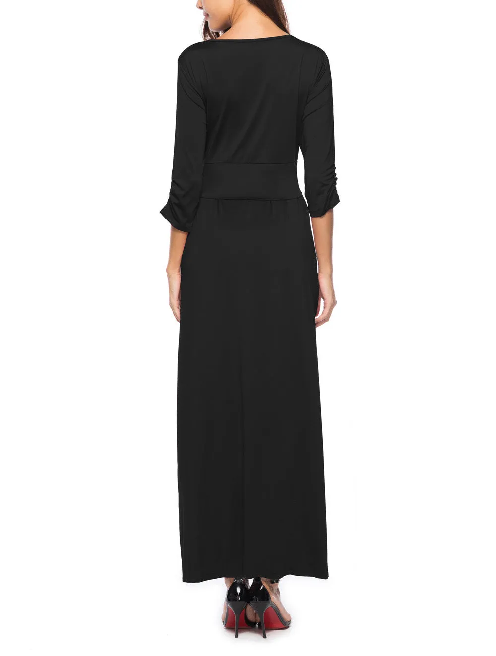 Milk Silk Stitching Nightclub Large Size Dress