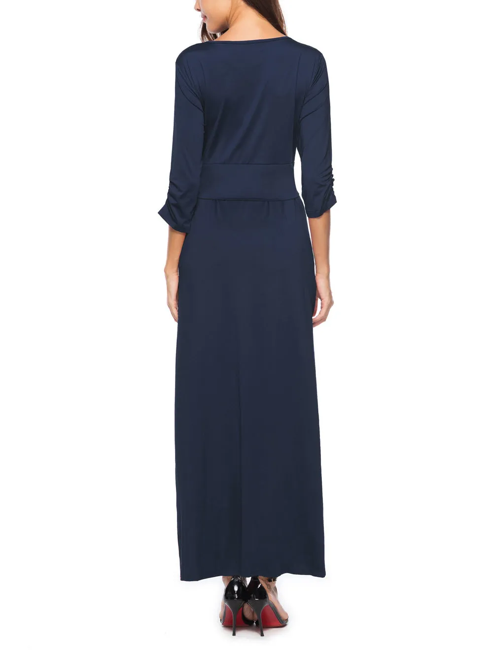 Milk Silk Stitching Nightclub Large Size Dress