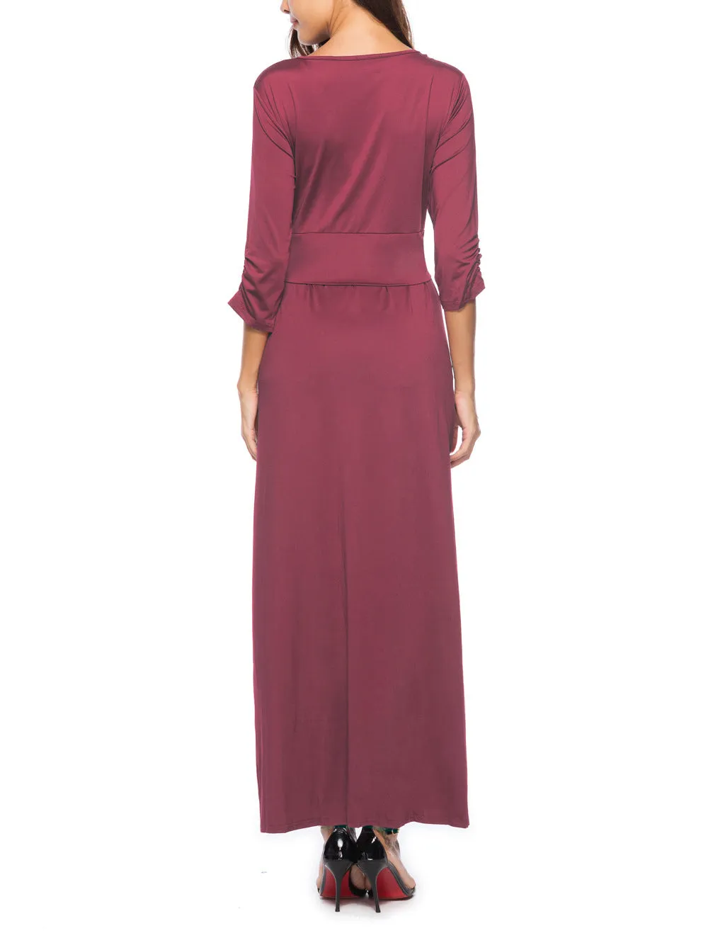 Milk Silk Stitching Nightclub Large Size Dress