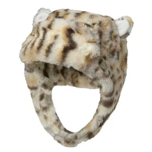 Millymook Baby Pea Trapper Hat - Leopard