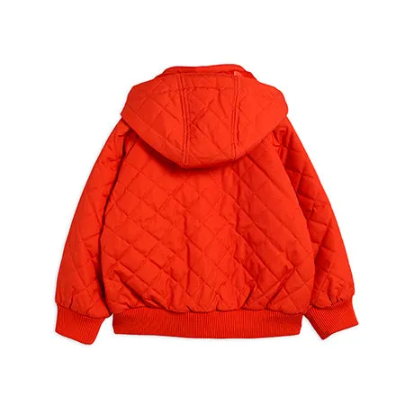 Mini Rodini Red Cherry Quilted Jacket - Retired