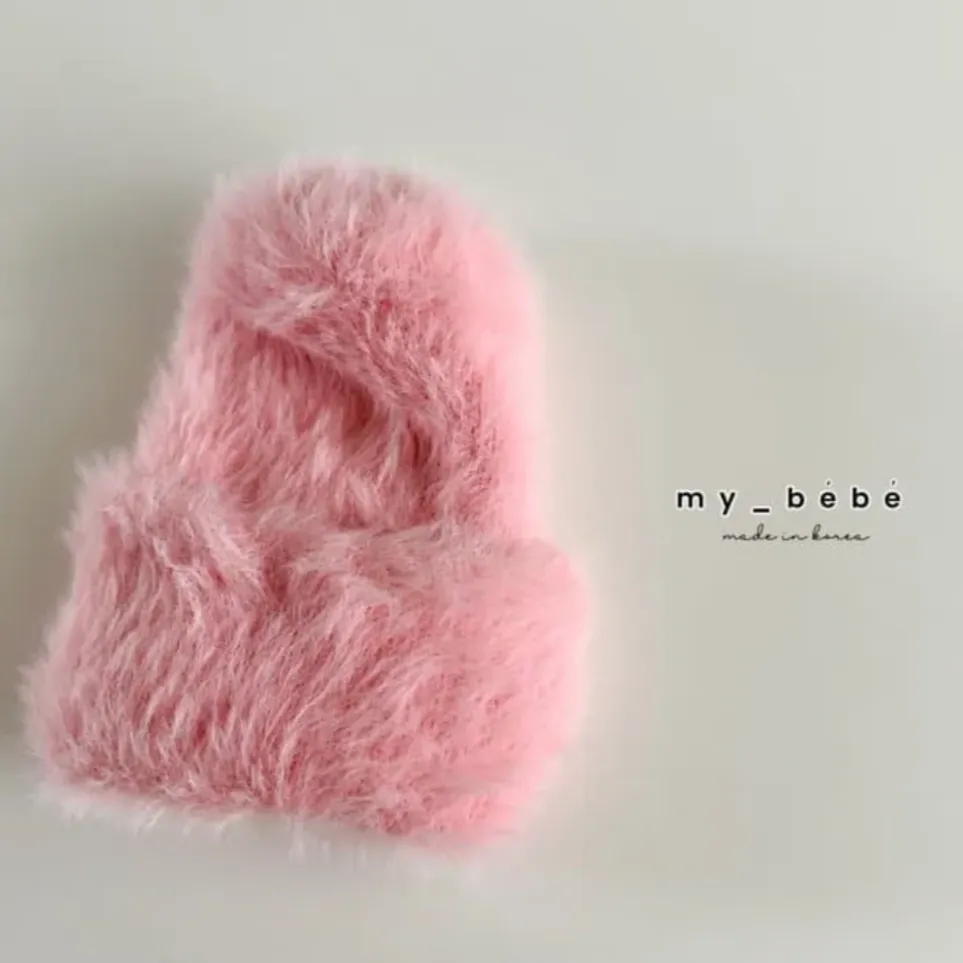 MY_BEBE FLUFFY BEANIE HAT