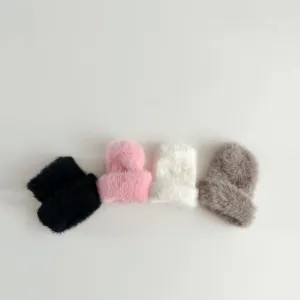 MY_BEBE FLUFFY BEANIE HAT
