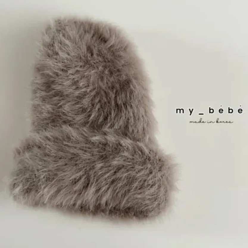 MY_BEBE FLUFFY BEANIE HAT