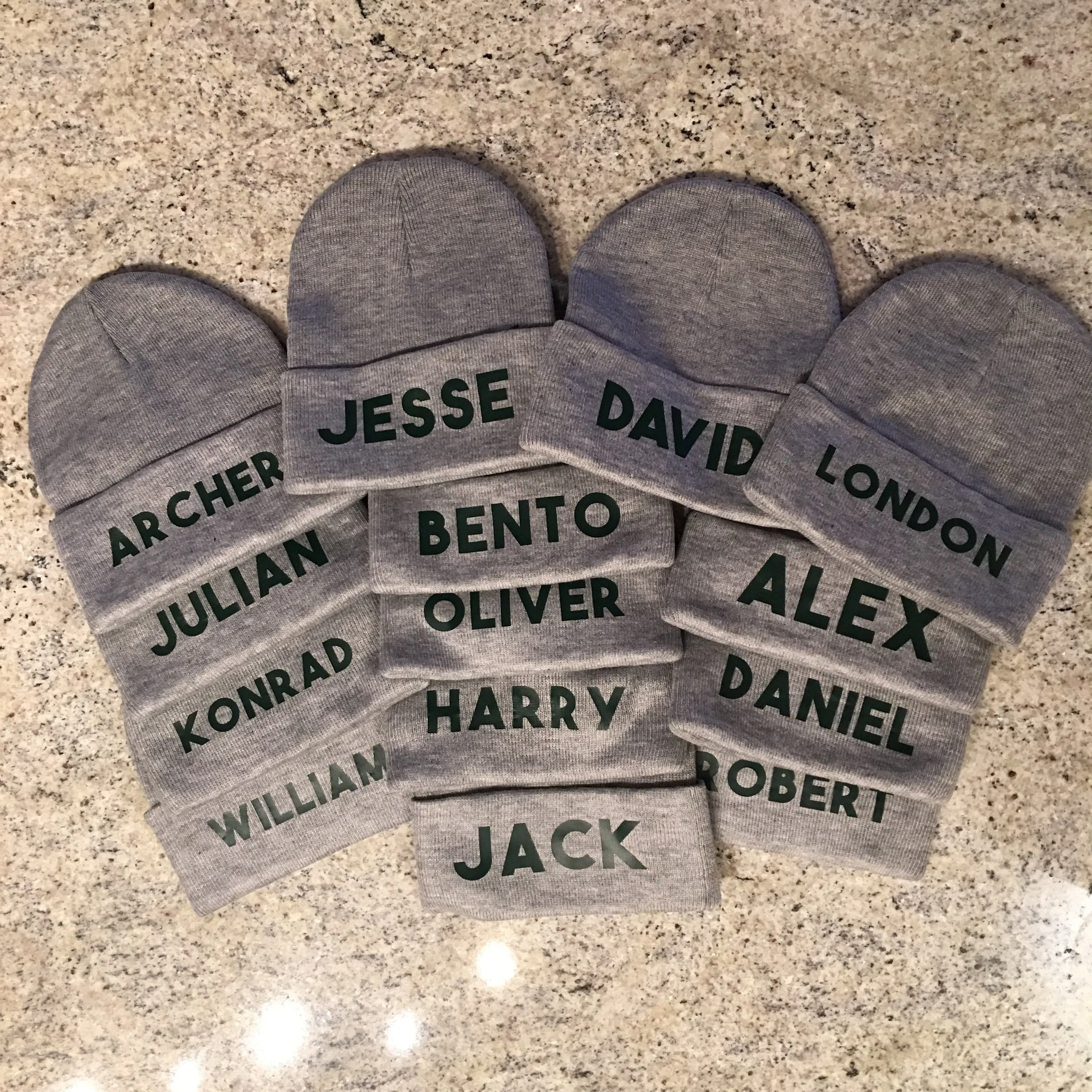 Name Hat - Many Colours Available