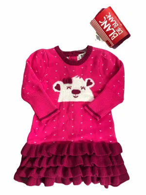 NEW Sweater Dress with Tights, 9m // Blanc de blanc