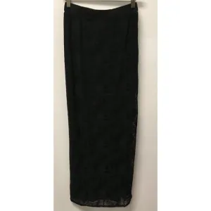 NWT LF Pippa Lynn Black Lace Stretch Maxi Skirt