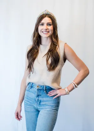 Oatmeal Spice Sweater Tank