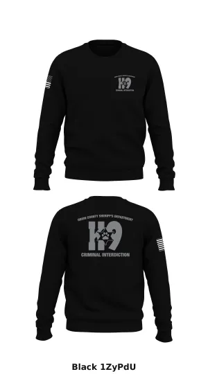 OCSD Interdiction Store 1 Core Men's Crewneck Performance Sweatshirt - 1ZyPdU